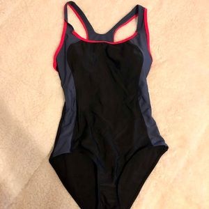 One Piece Athletic Swimsuit Bathing Suit